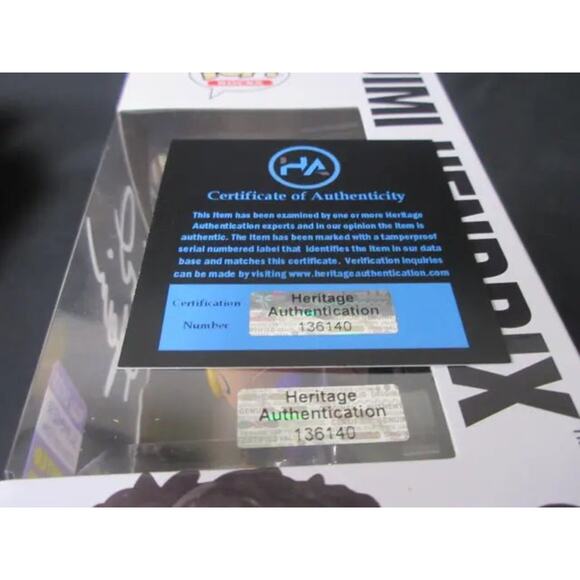 Wood Harris Signed Jimi Hendrix 311 Funko Pop Rocks Heritage COA - Picture 2 of 2